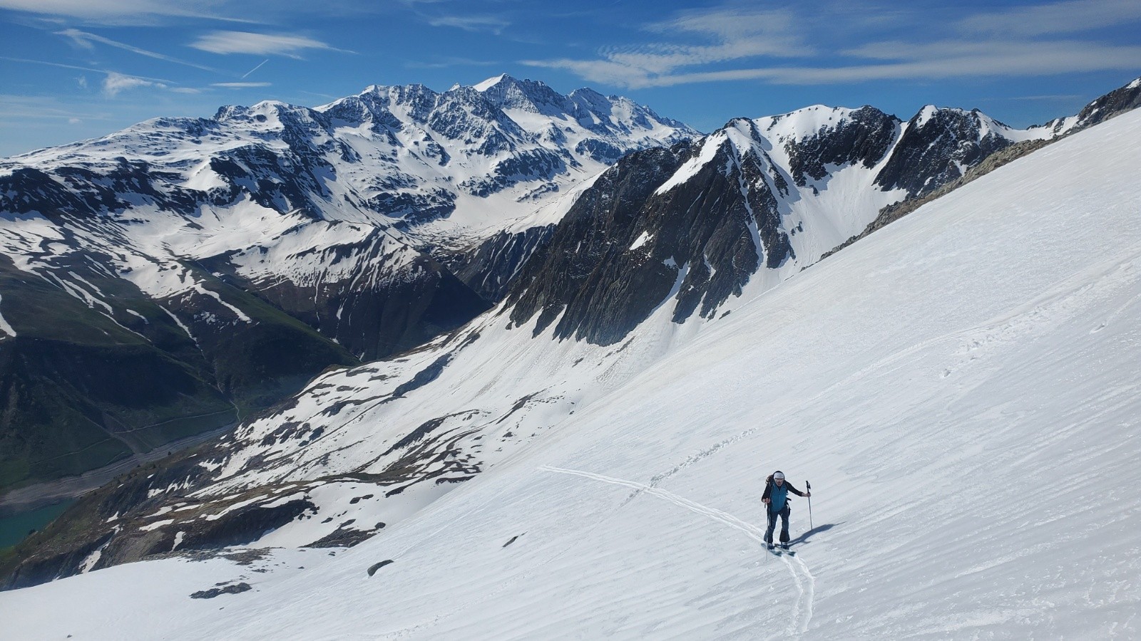 Remontée vers le Rocher Blanc&nbsp;