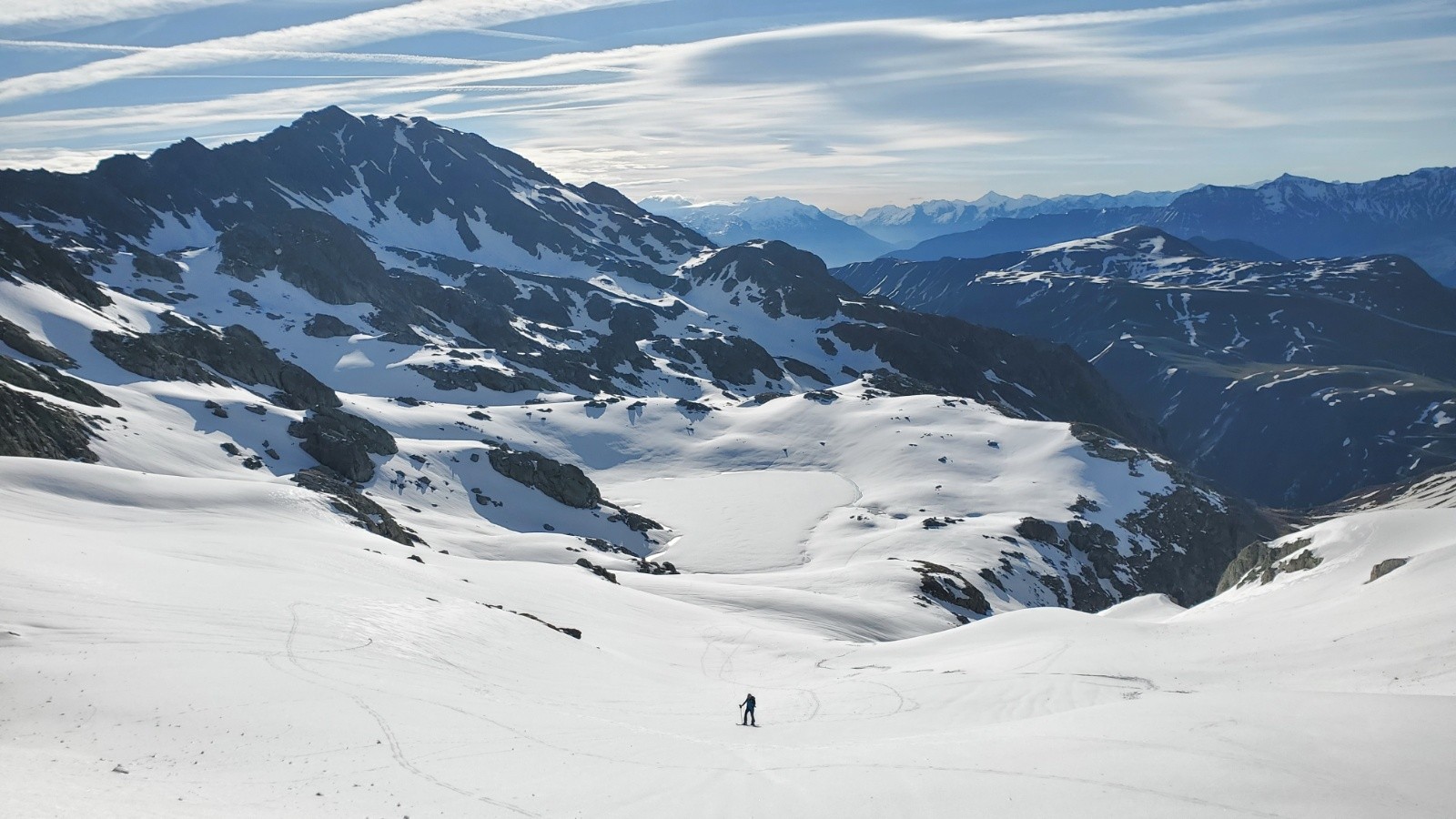 Arrivée au col de la Croix (Sambuis au fond)