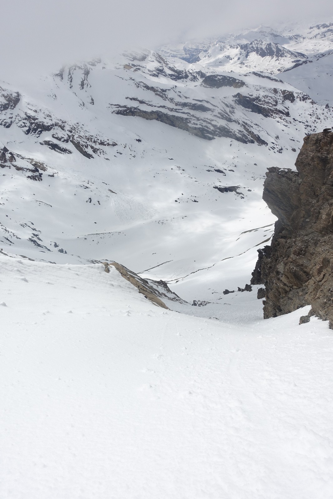 Le petit couloir qui sauve la journée (col de la Gde Sassière)