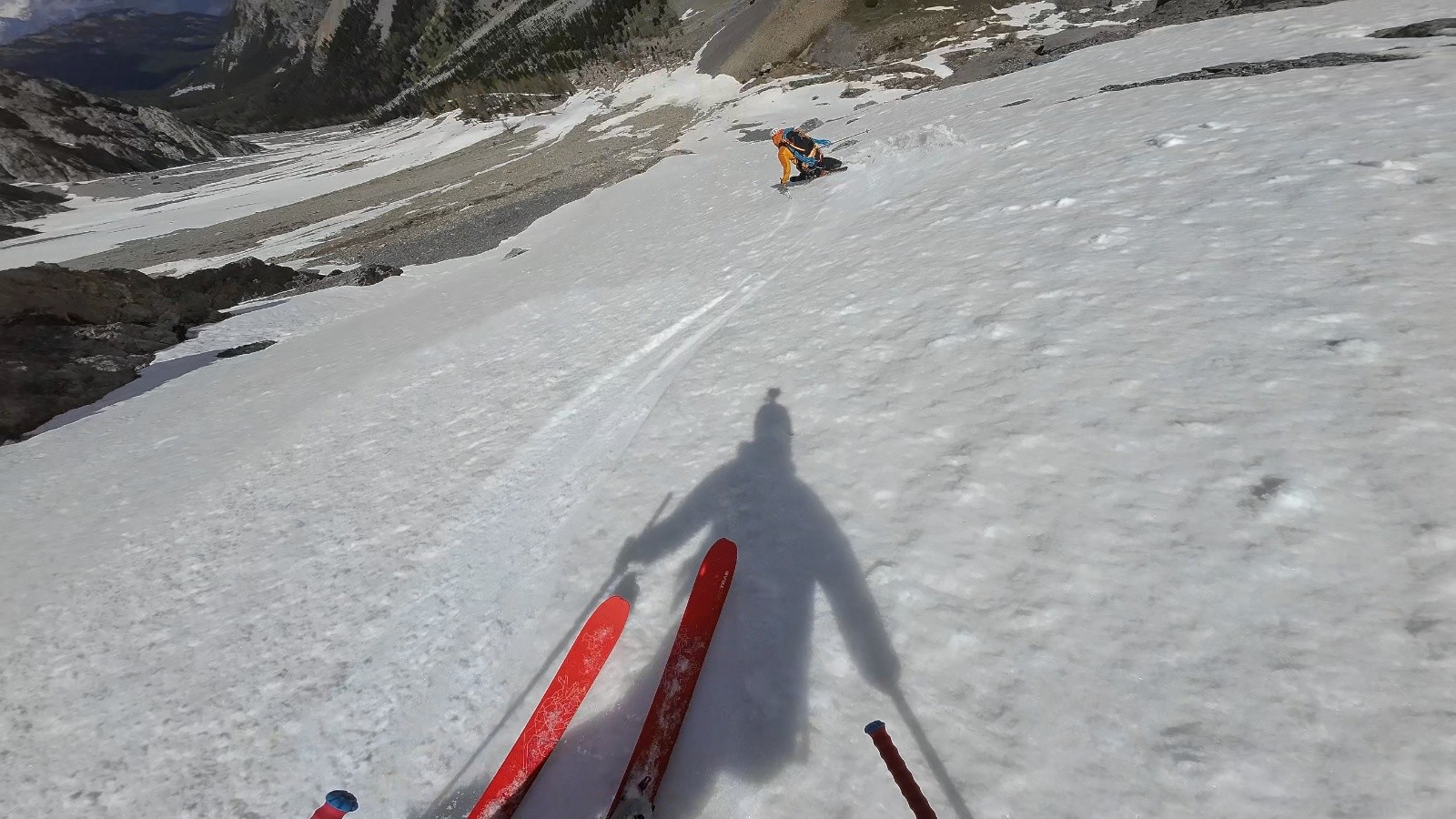 Bas de la crête des Chèvres