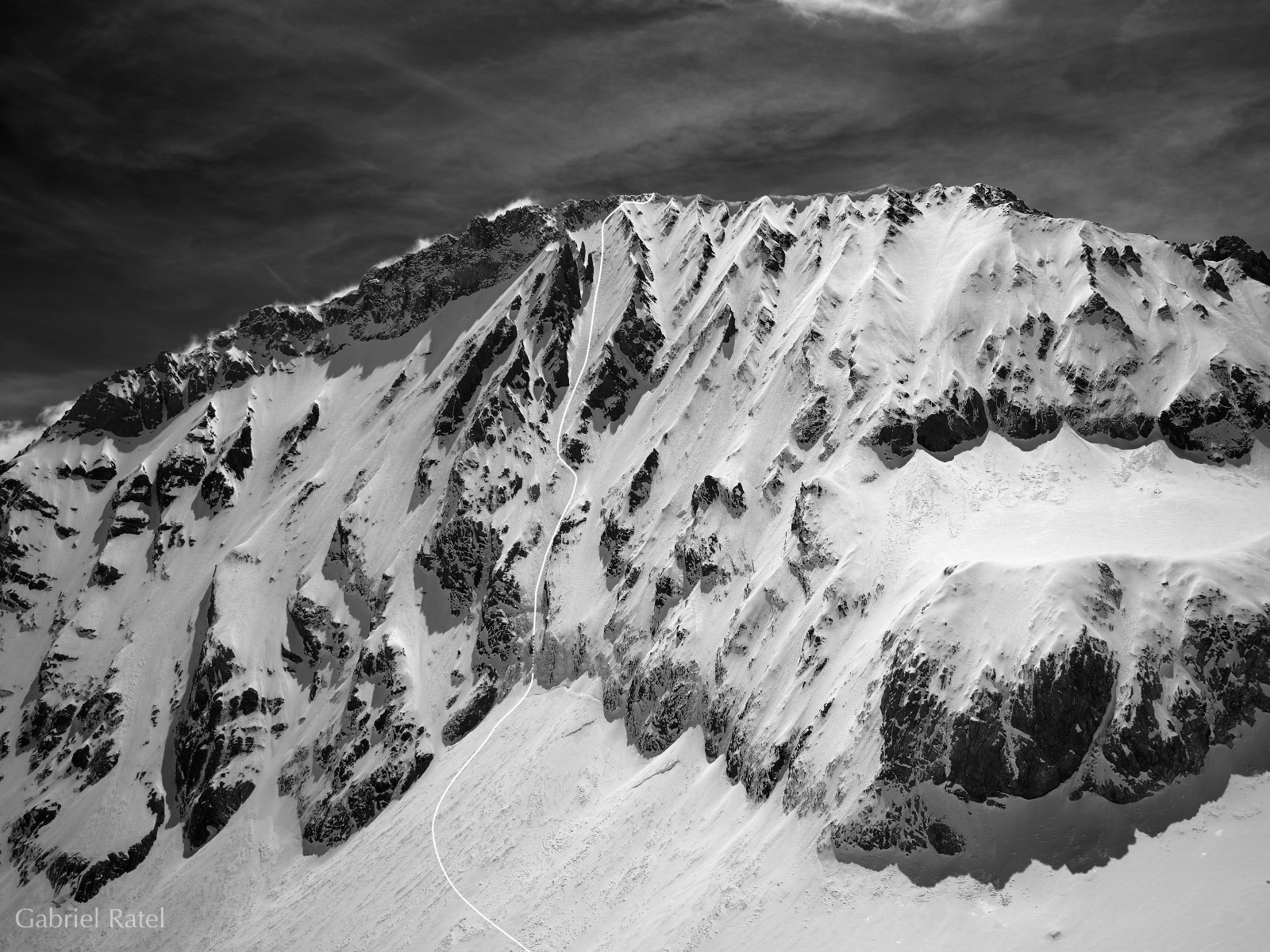 &nbsp;La ligne skié&nbsp;