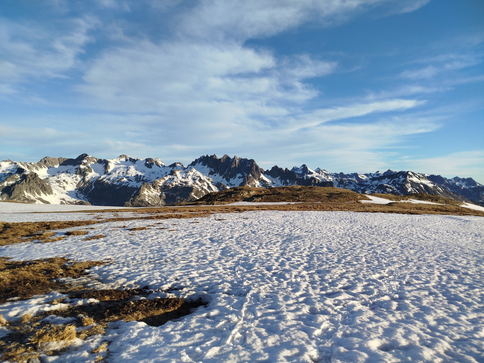 vue sur les Aiguilles de l'Argentière (photo Linaigrette)