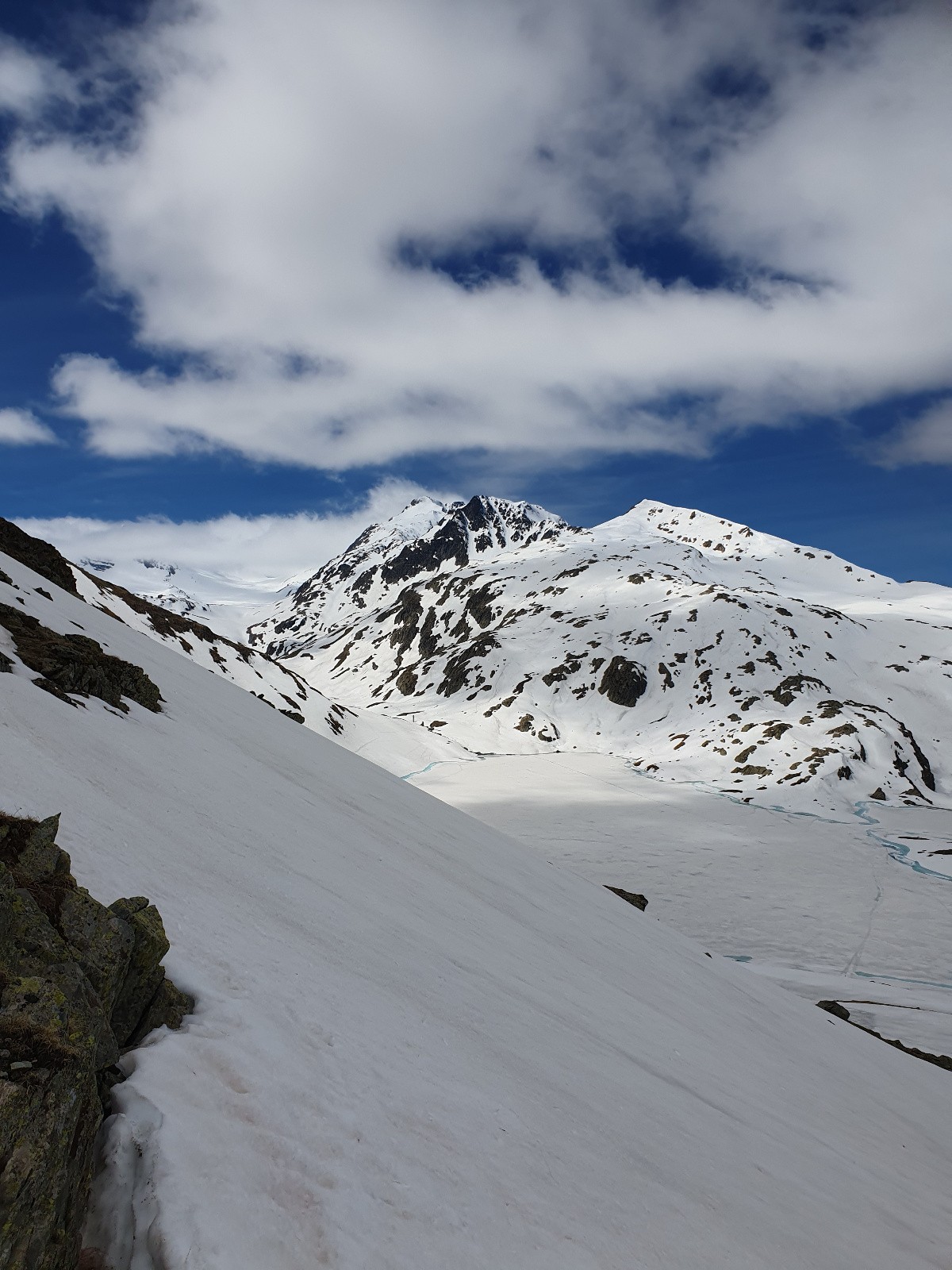 Aiguille de Laisse : vous voyez bien qu'on ne voit pas Taramont et sa complice