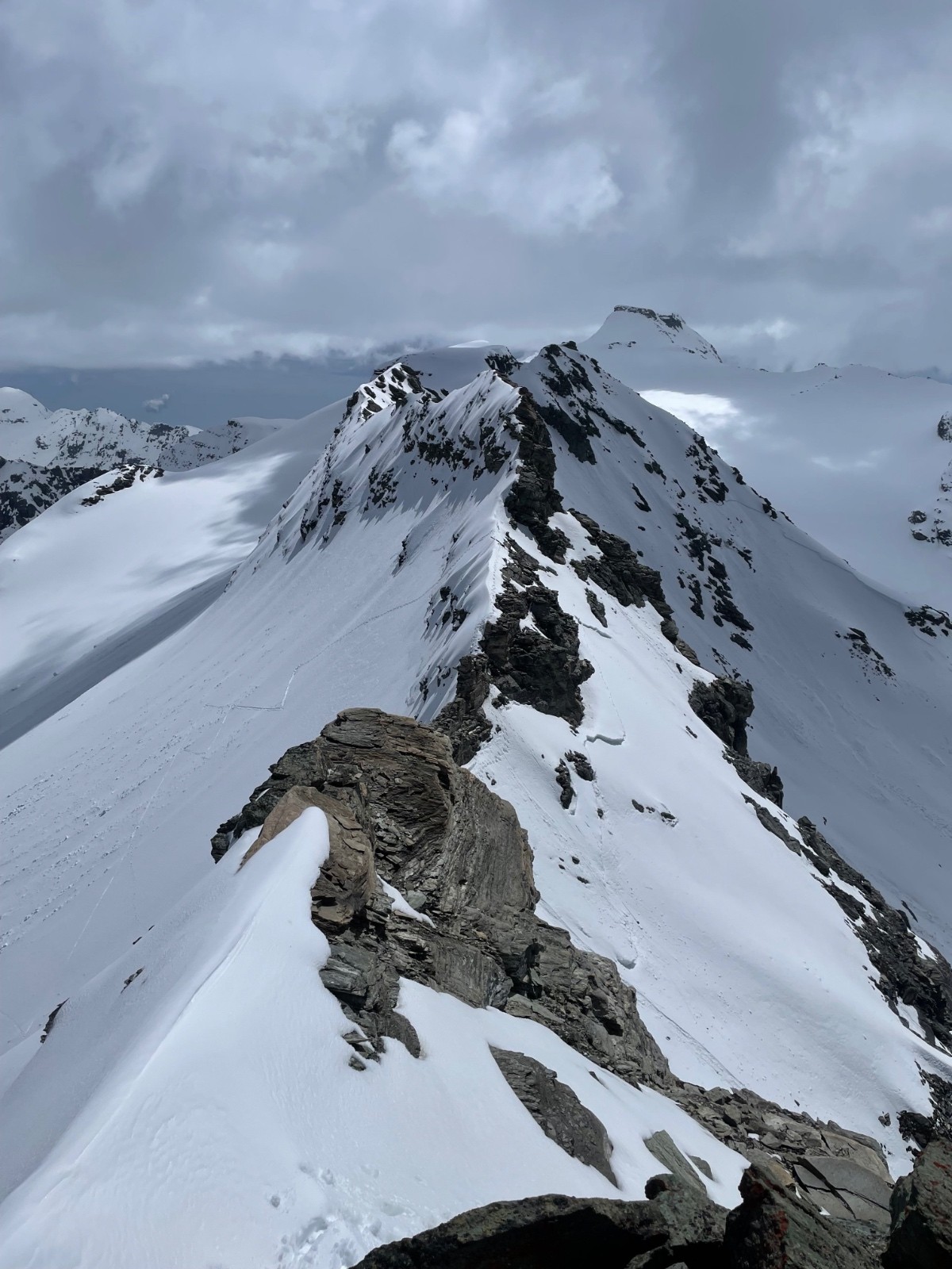 #7 L L'Albaron, le Dôme et la Pointe Est, vus depuis la Pointe Ouest