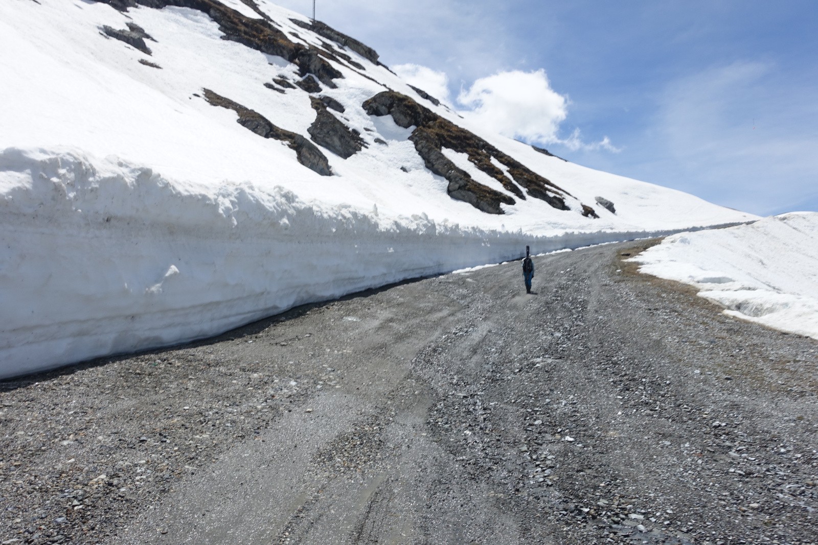 Remontée à la voiture. 