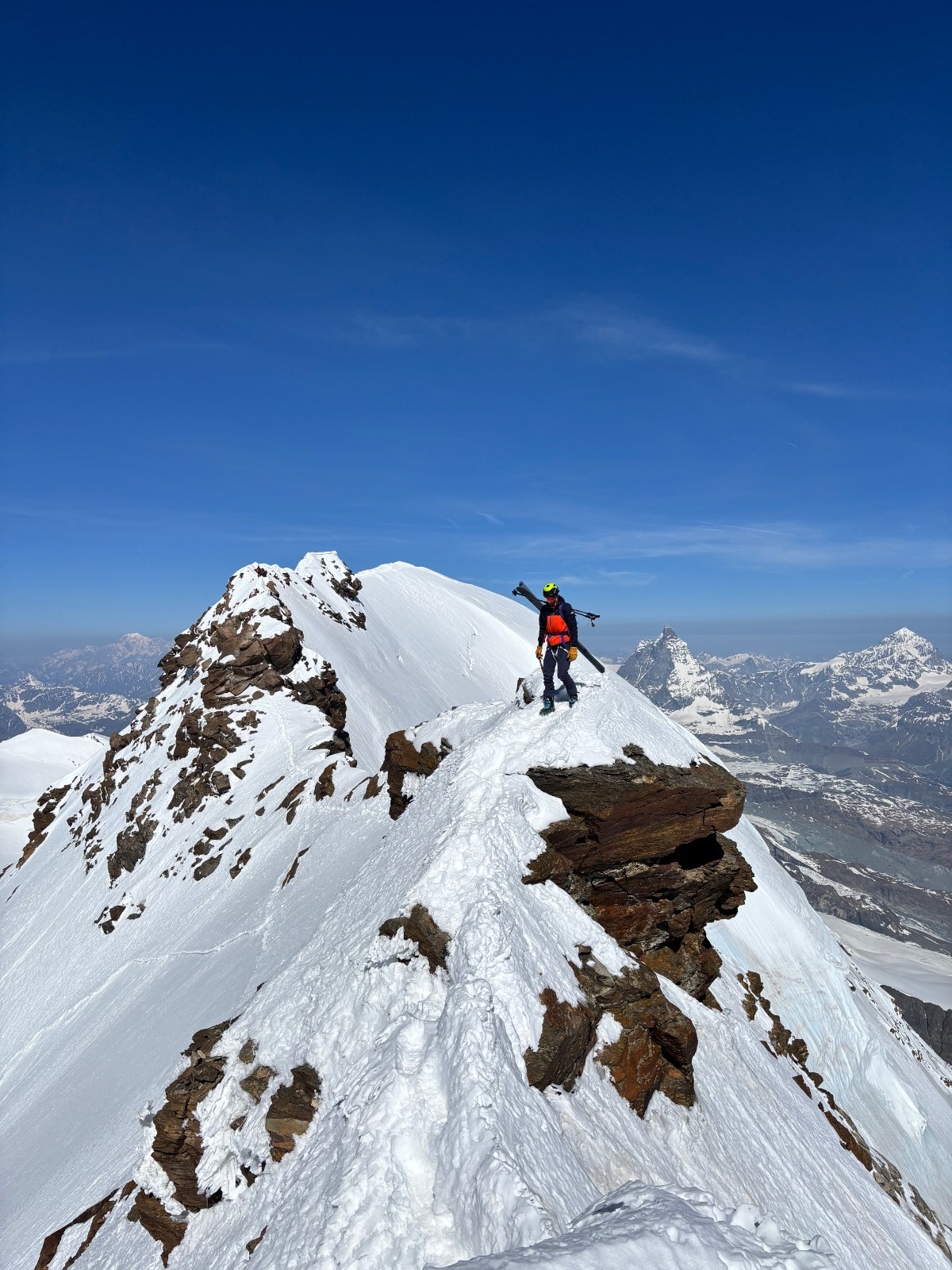  Fin des arêtes des Liskamm
