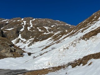 sous le pont de l'oulietta, couloir direct