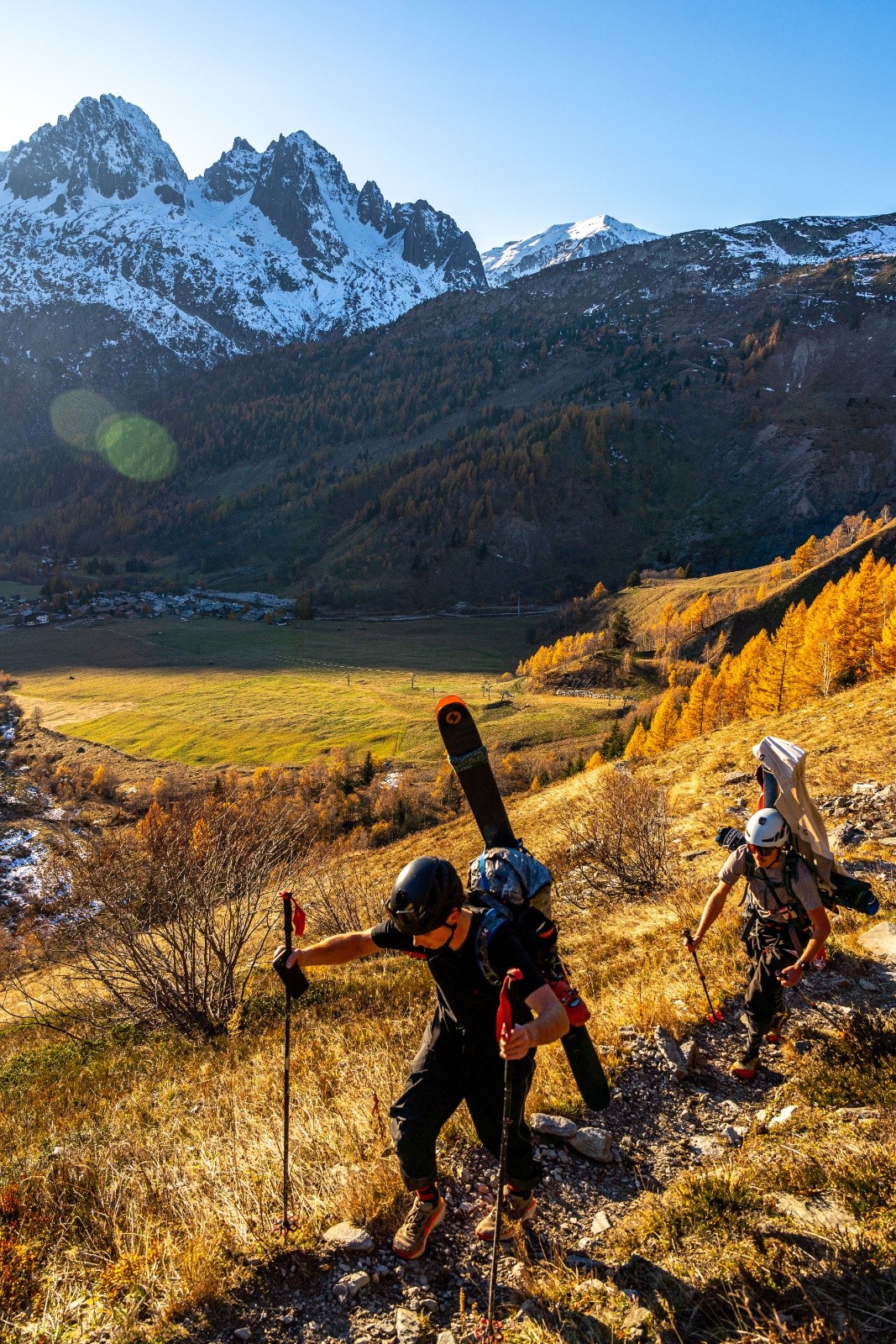  Montée au refuge en fin de journée