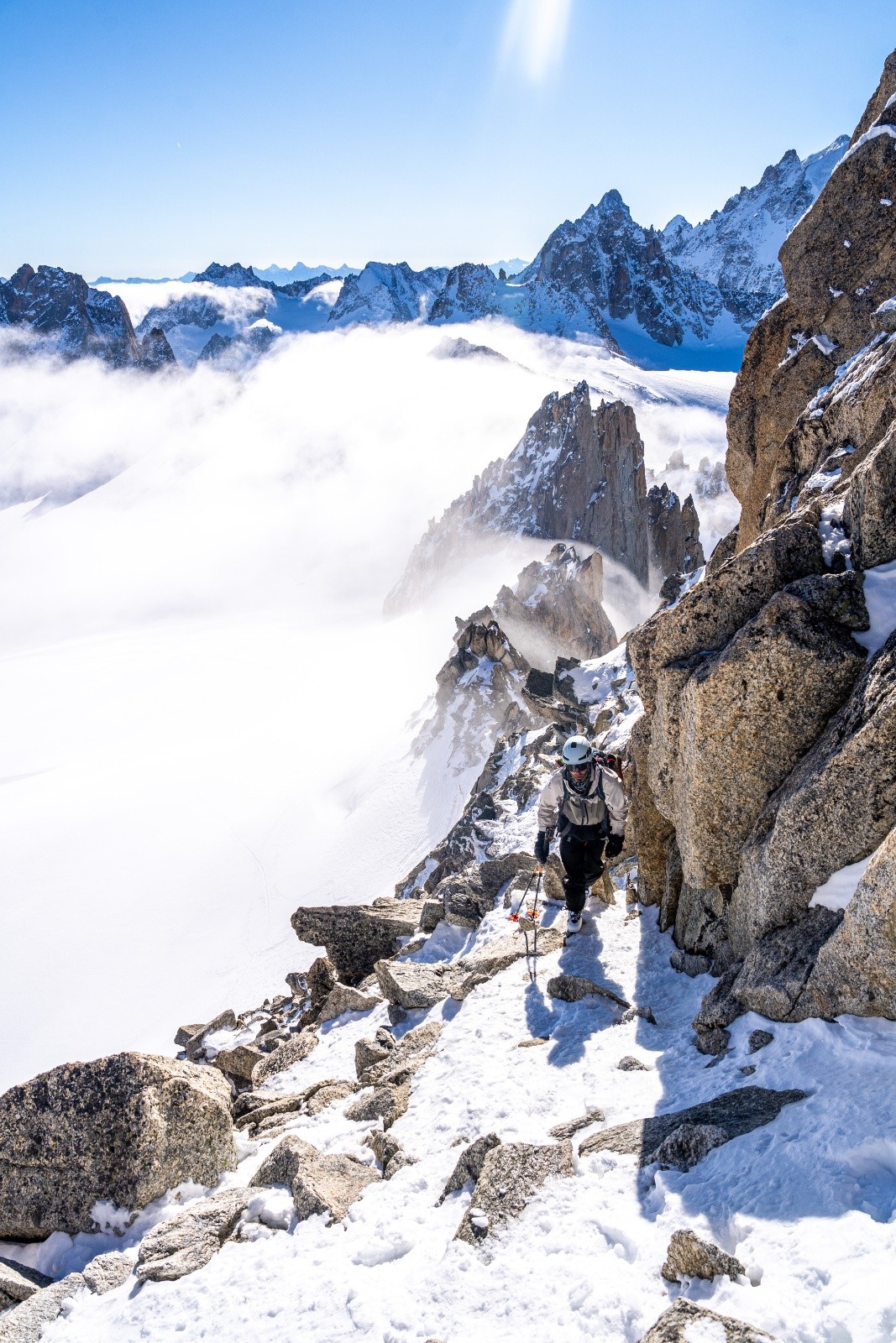  Voie normale de L'aiguille du Tour en bonne condis