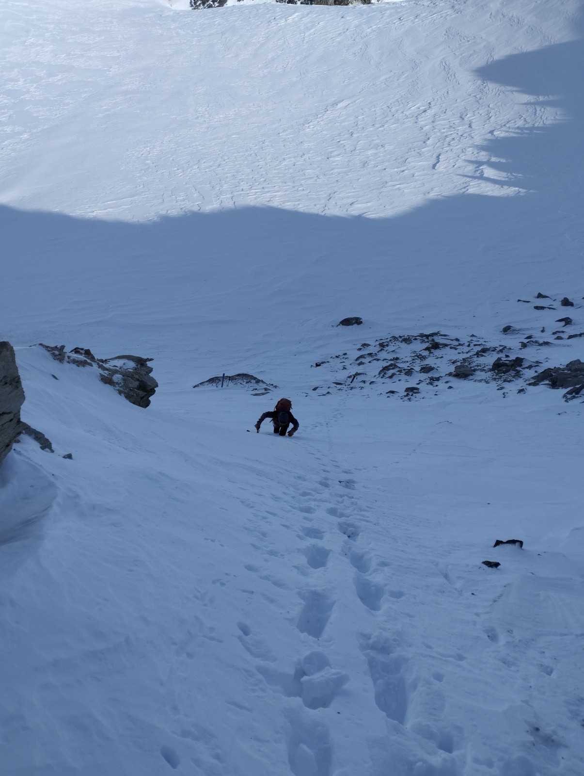 Montée finale Mont de Gebroulaz 