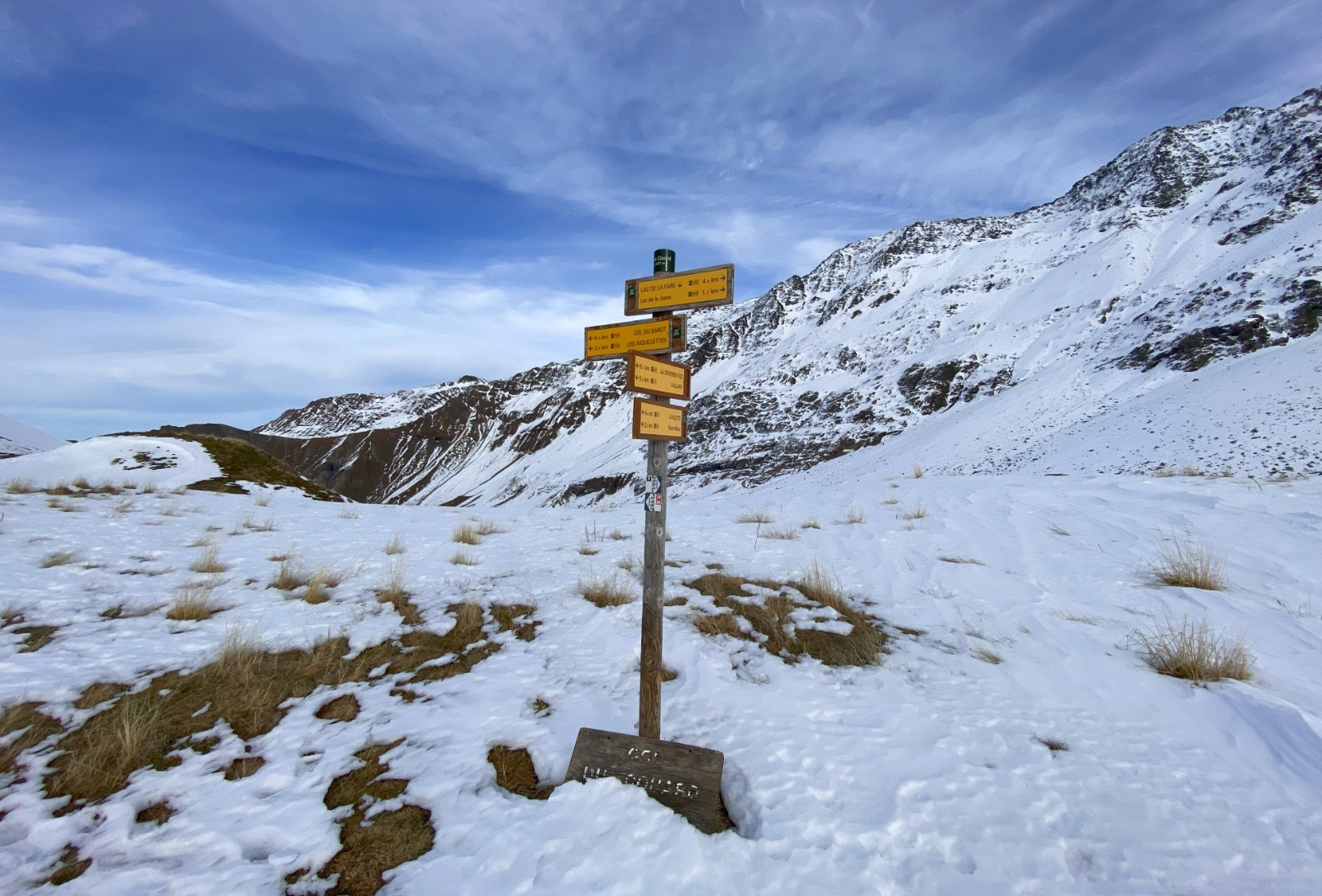 Passage au col du Couard 