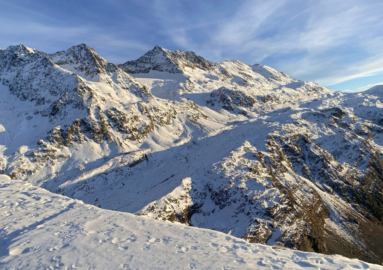  Idem vu des Aiguillettes avec les lumières du soir