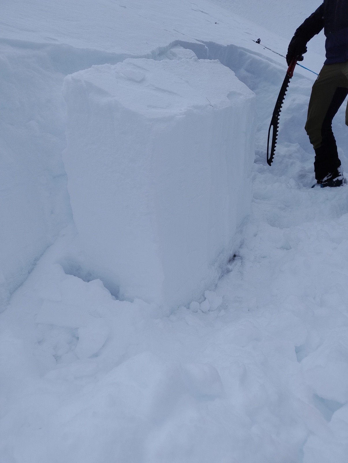 Bloc découpé pour un ECT 90 cm x 30 cm