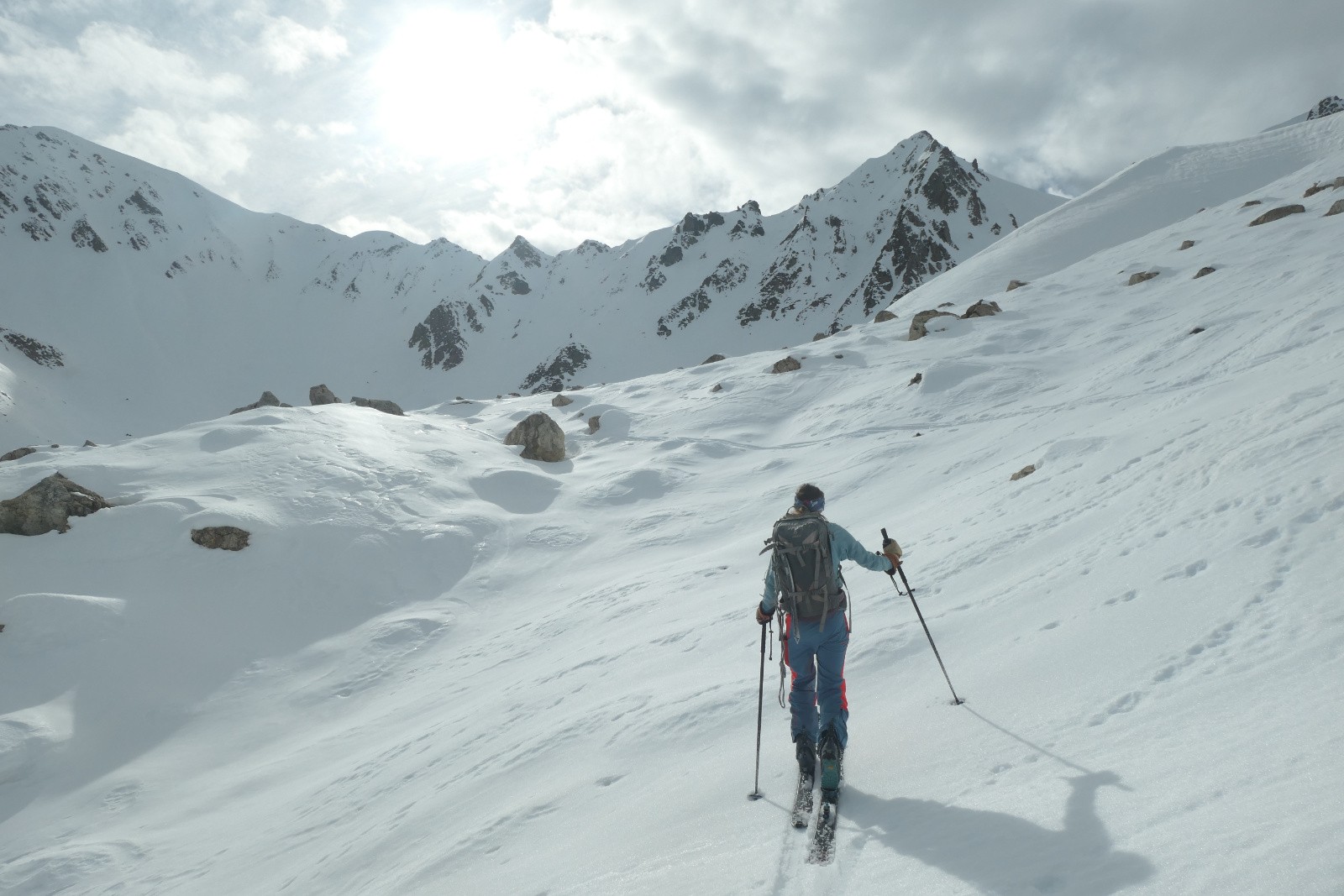 En route pour la Combe Bénite 