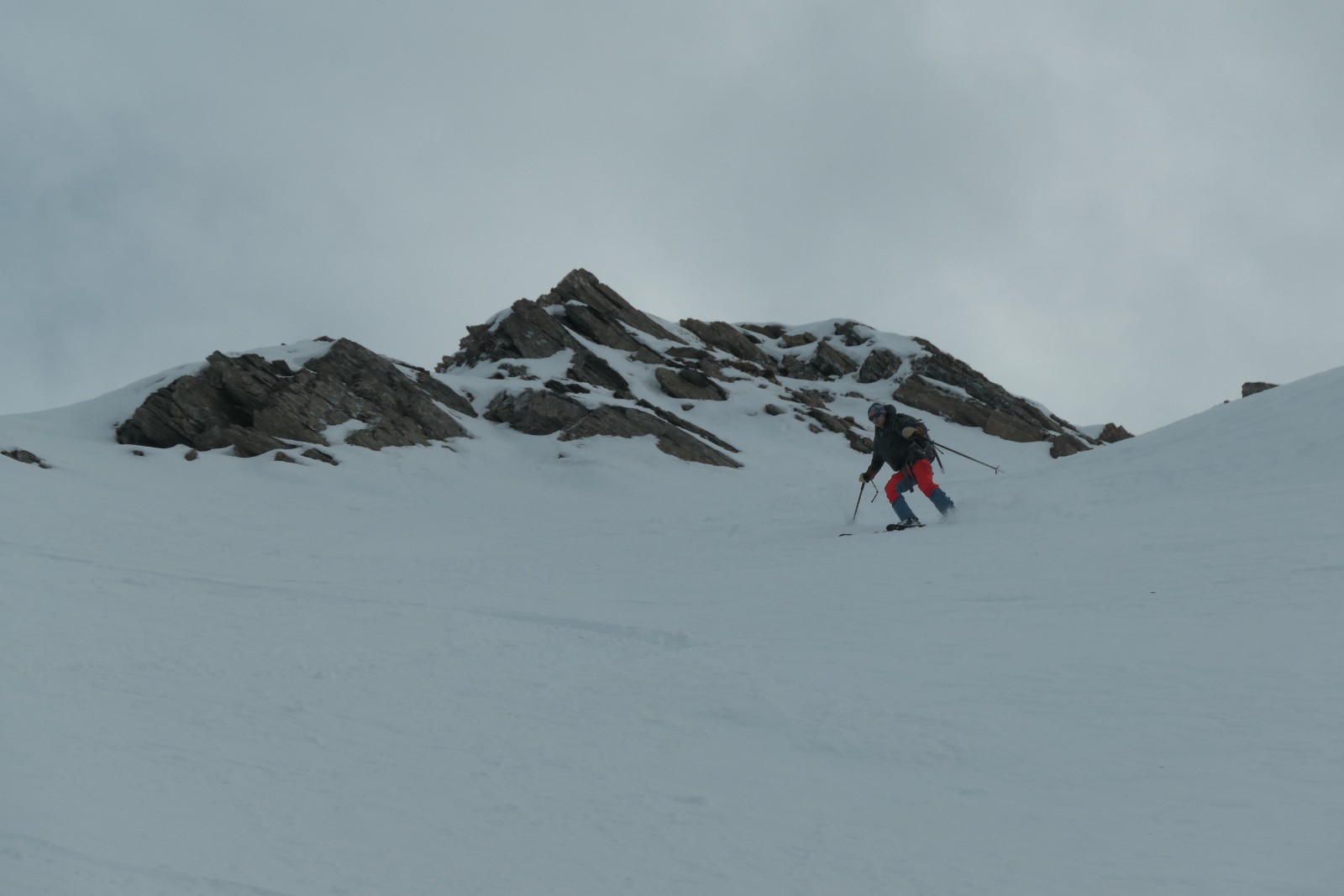 C'est parti pour la nord de Combe Bénite 