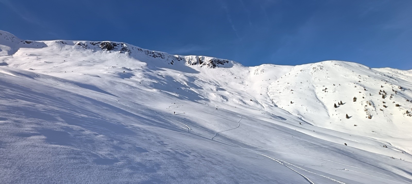 Vue d'ensemble de la montée et de la descente 