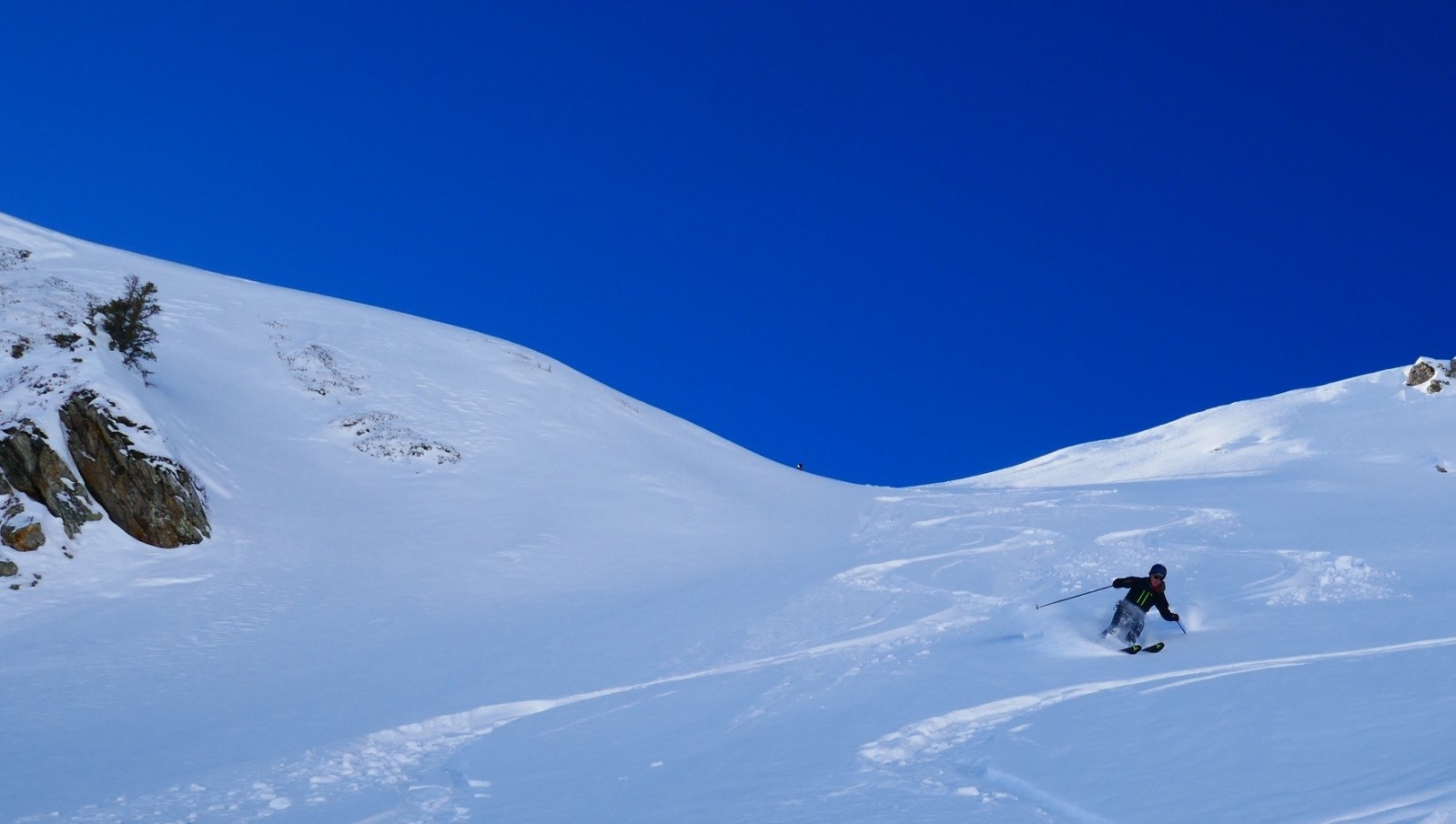  Et dire qu'il avait peur pour ses skis!