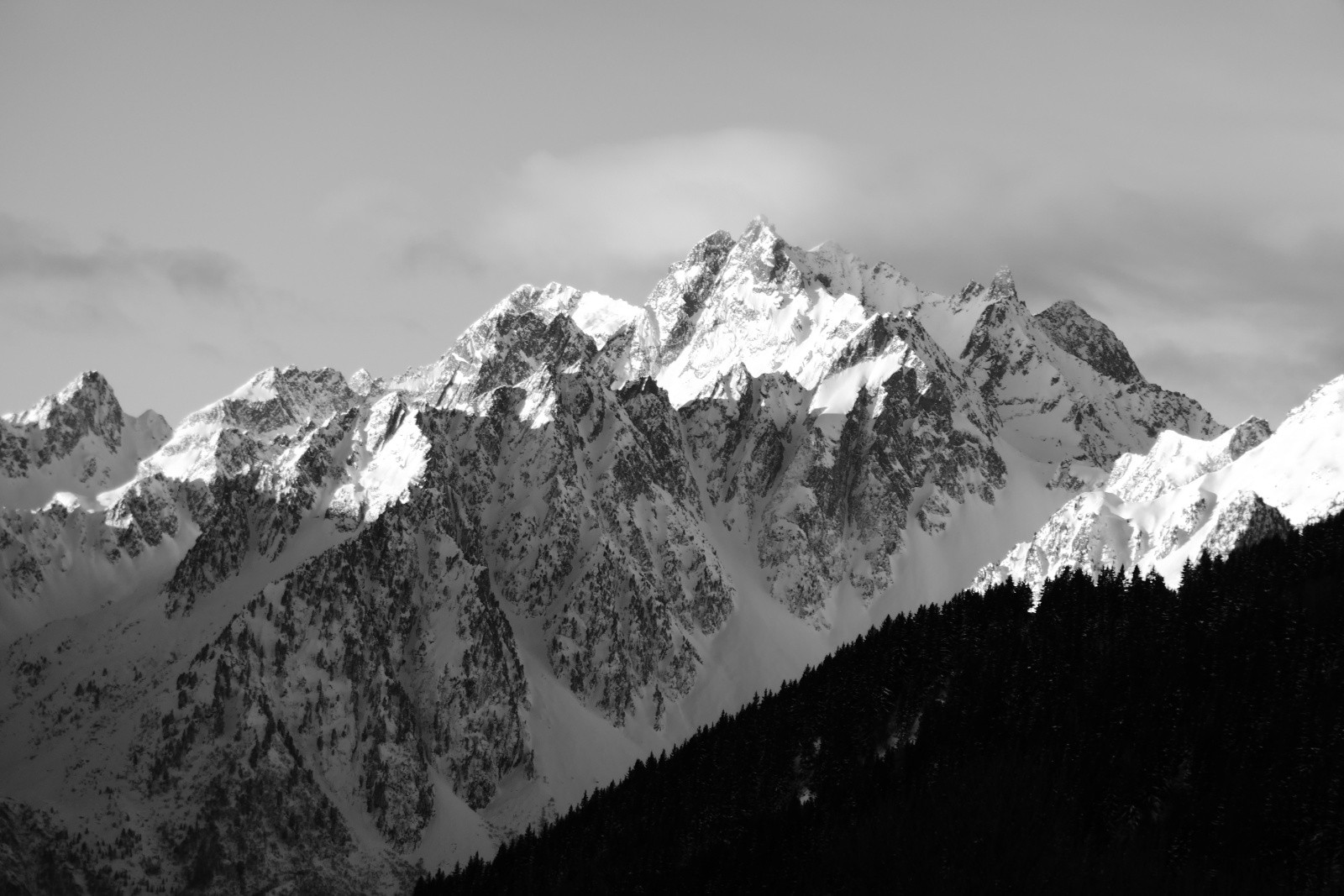 Côté Pic du Frène. 