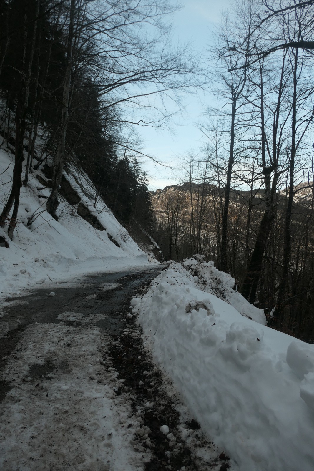 #40 Route déneigée Route déneigée