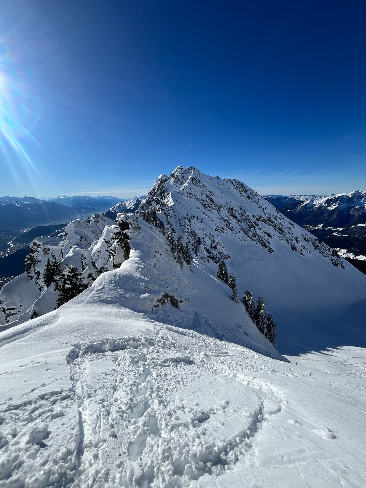 En haut du couloir gauche (Cul d'Ugine) 