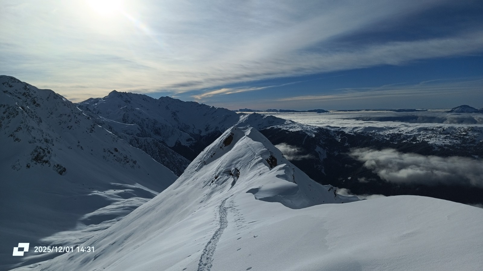 #27 Arrivée sur la crête de Tigneux Arrivée sur la crête de Tigneux