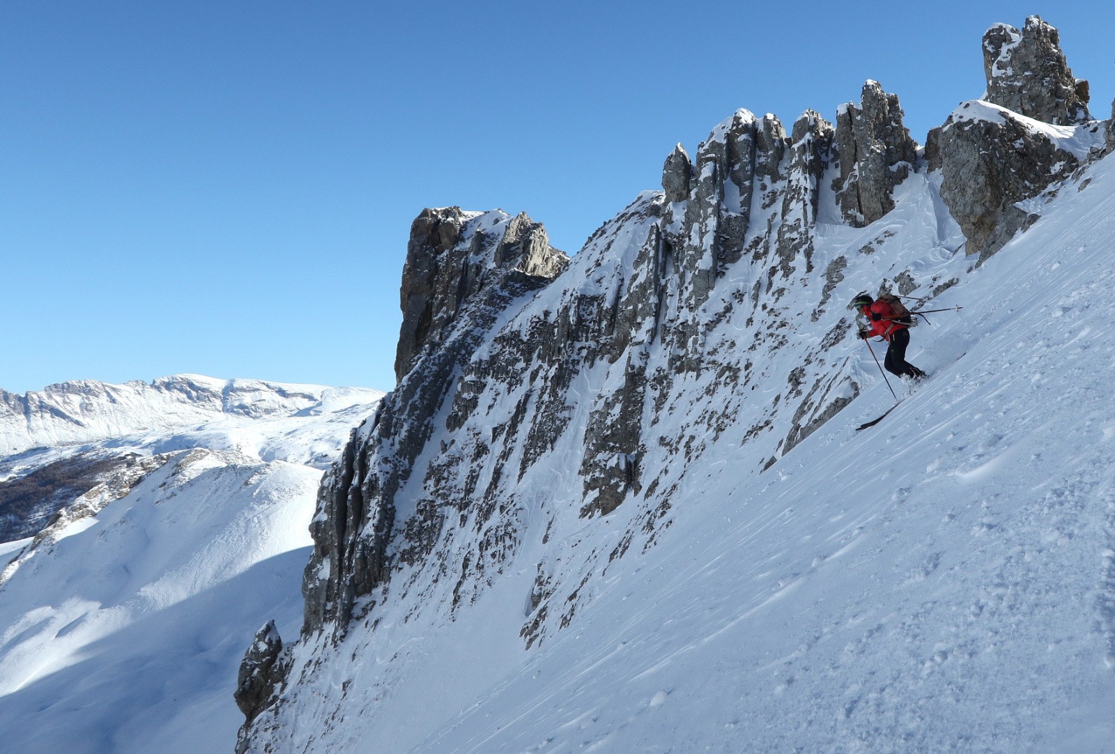 Crête du Vallon, versant Nord&nbsp;&nbsp;&nbsp;