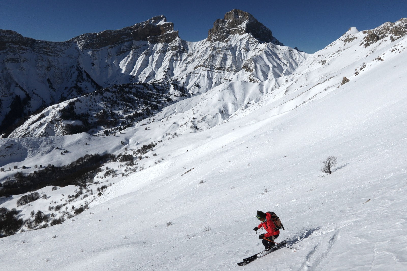 Tête de Merlant, versant Sud
