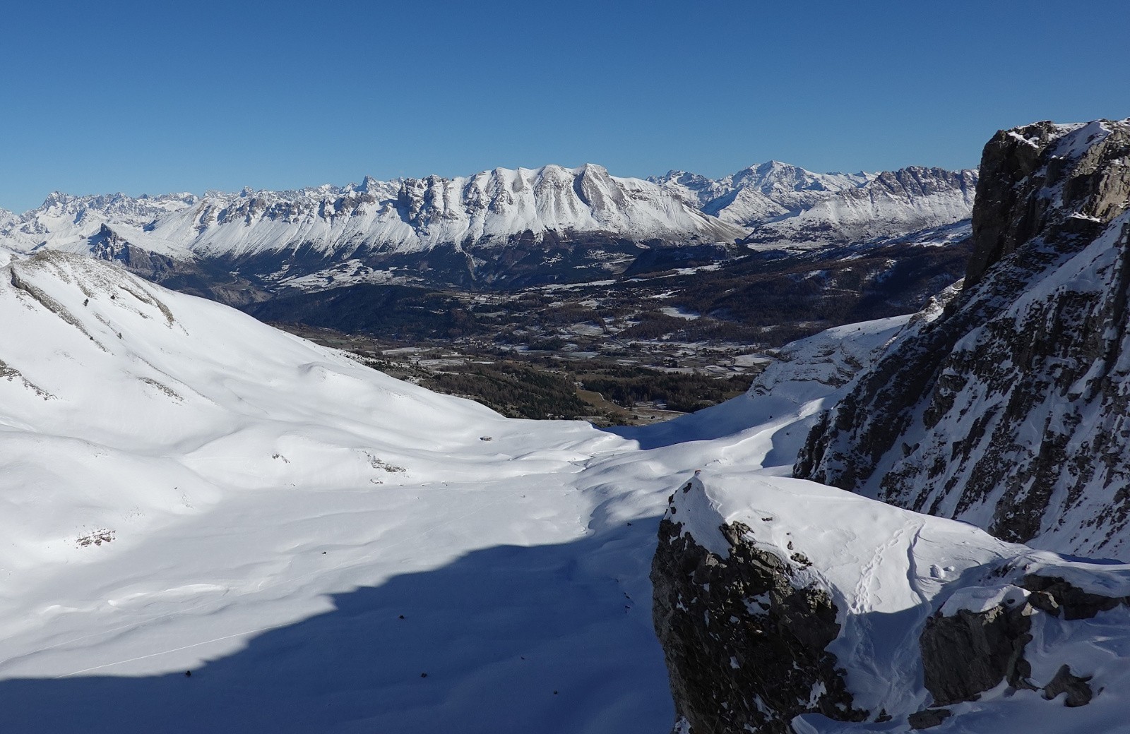 Au dessus du Vallon des Aiguilles&nbsp;