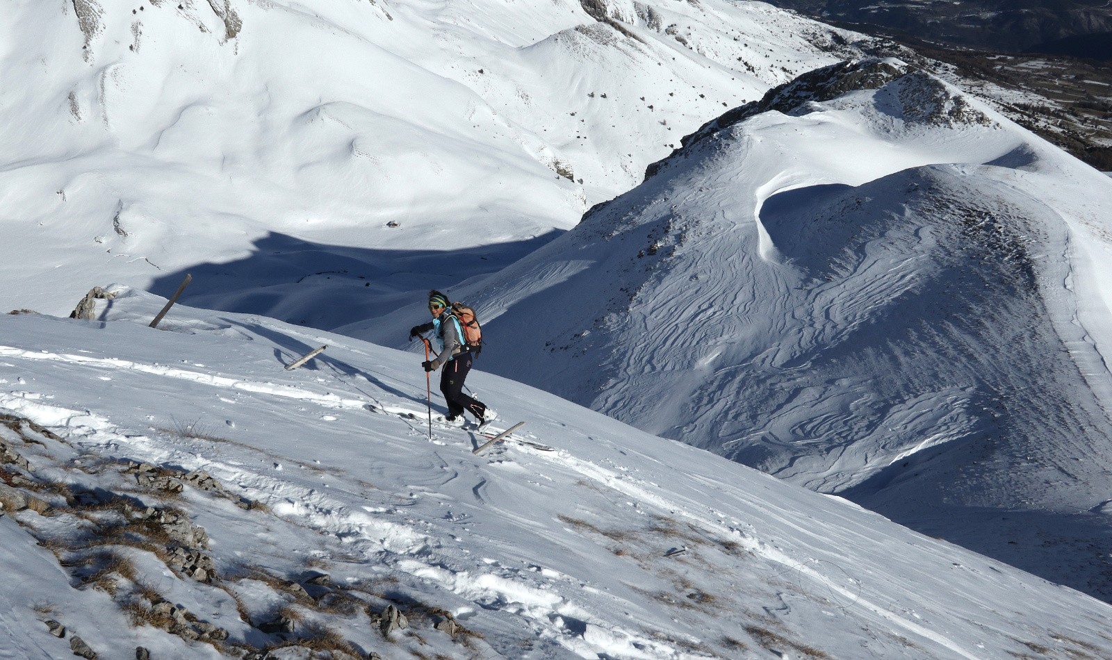 Arrivée à la Tête de Merlant&nbsp;