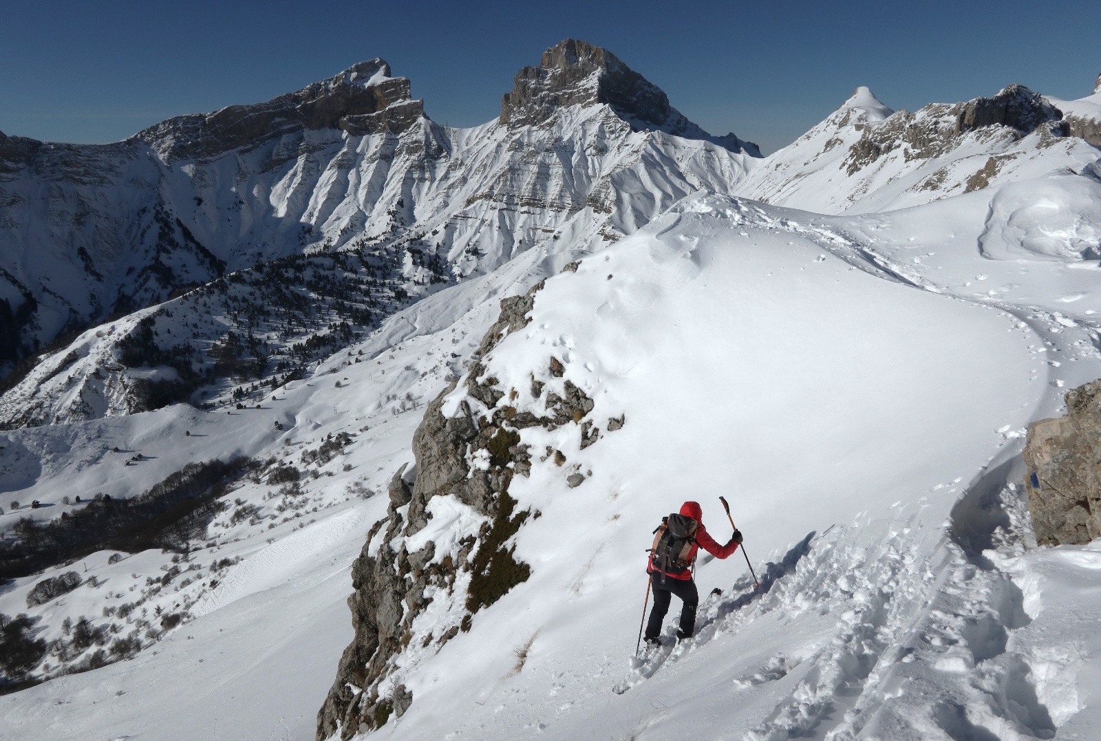 Tête de Merlant, versant Sud&nbsp;&nbsp;