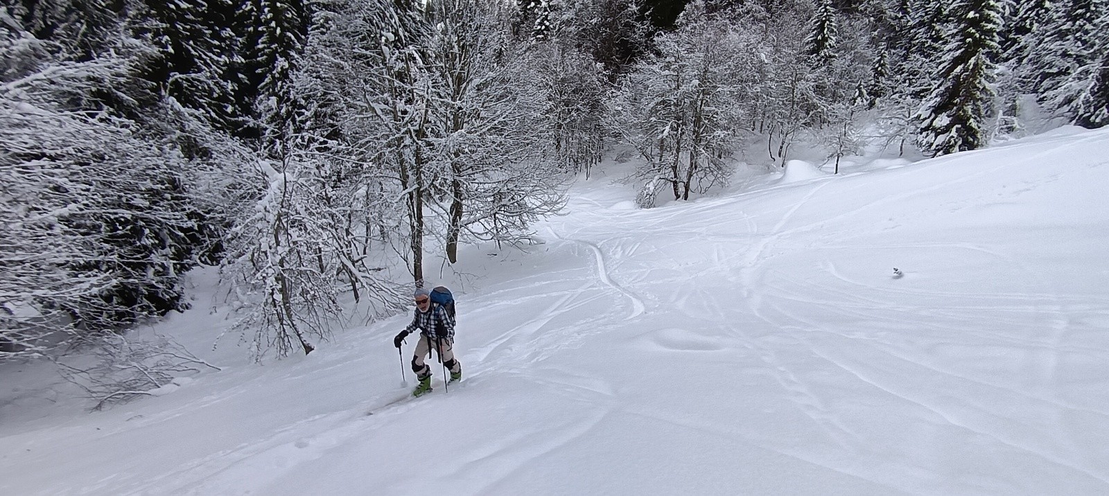  Michel en remontant de la fontaine de l'Oursière