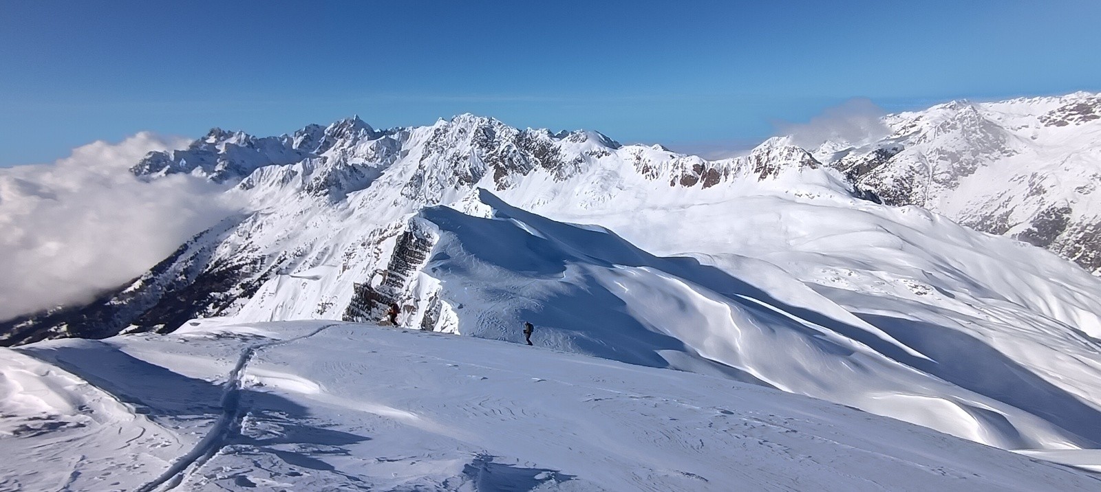 Haut de la crête finale 