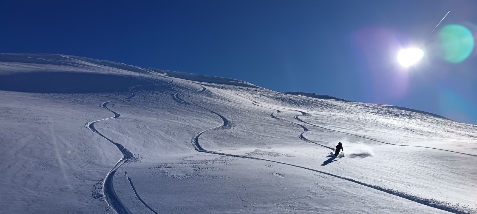 Descente N, neige un peu dense mais y'a pire 