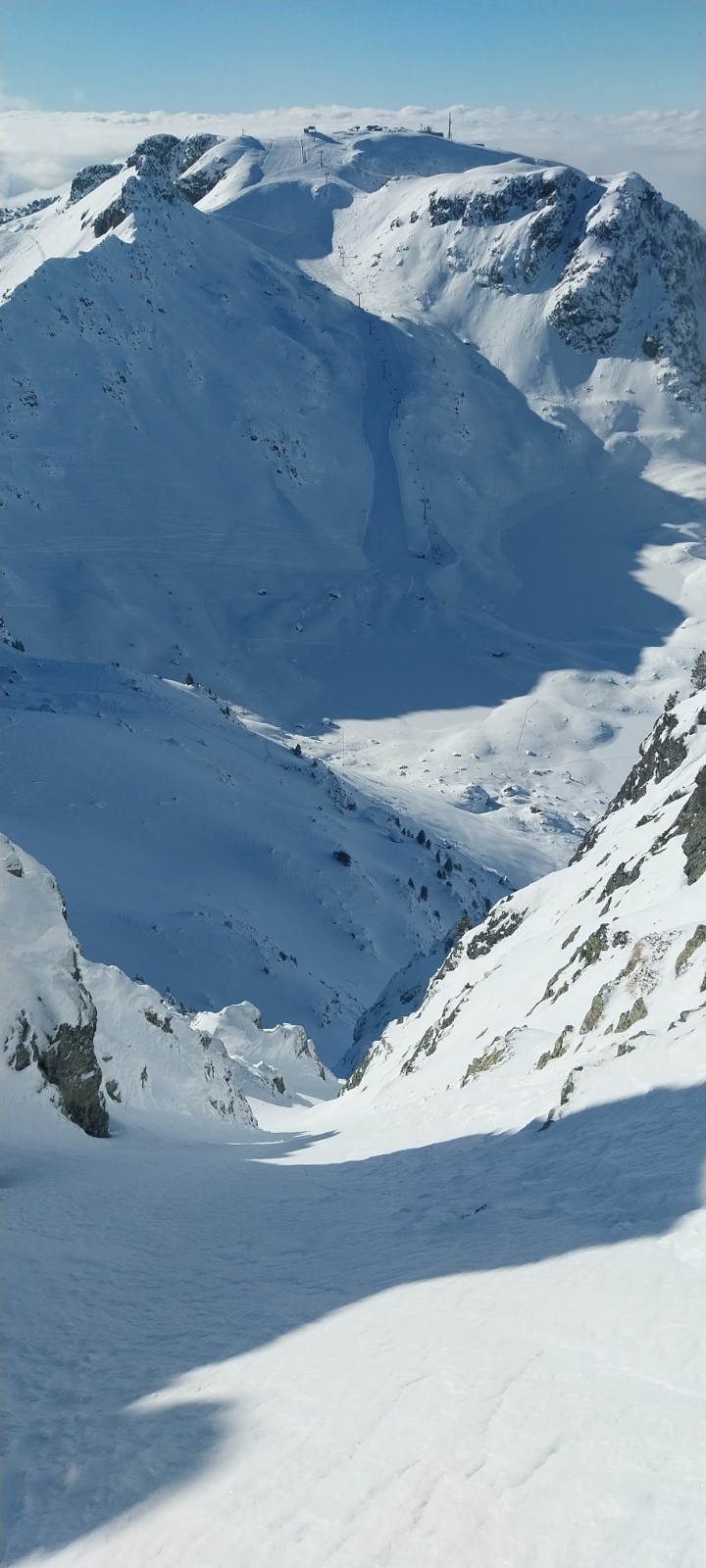 En haut du couloir Ouest du sorbier 