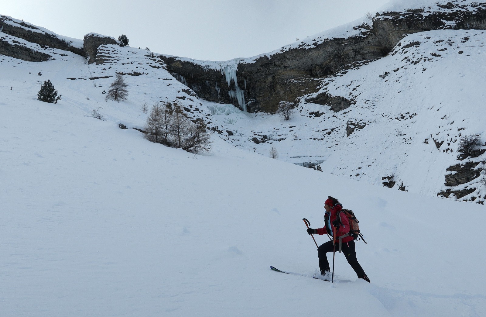 Sous la cascade de Saute Aure&nbsp;