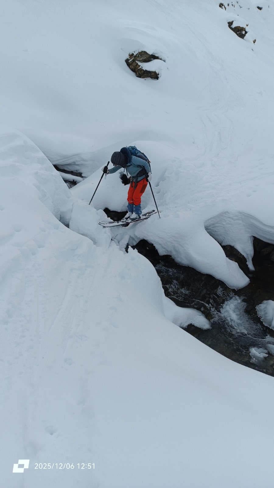 Pont de neige éphémère