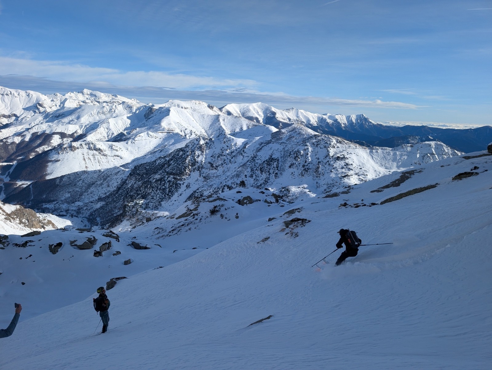  Quand on ne touche pas les rochers, la neige est bonne !