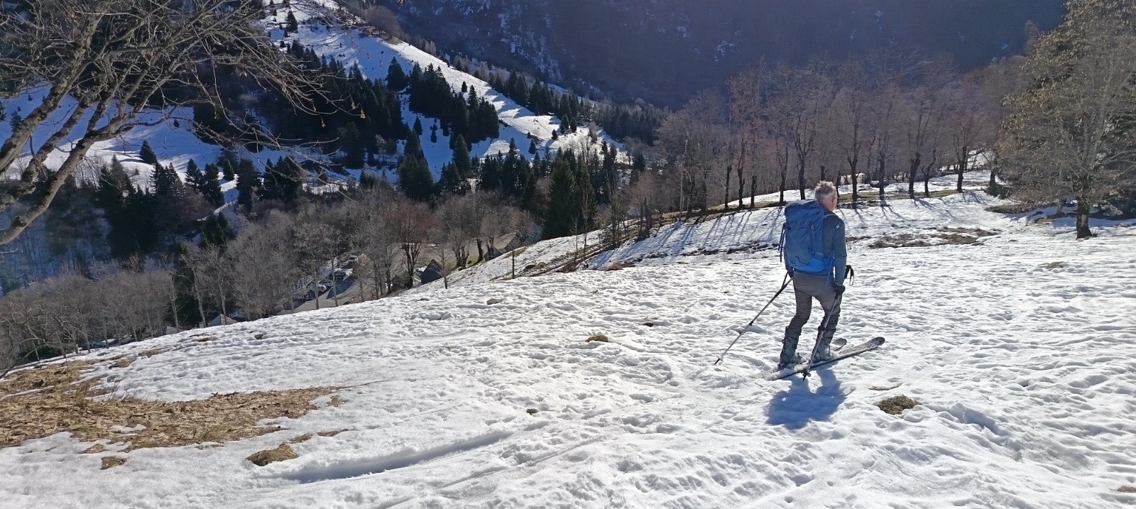 #9 Dernières pentes avant le parking que l Dernières pentes avant le parking que l'on voit plus bas