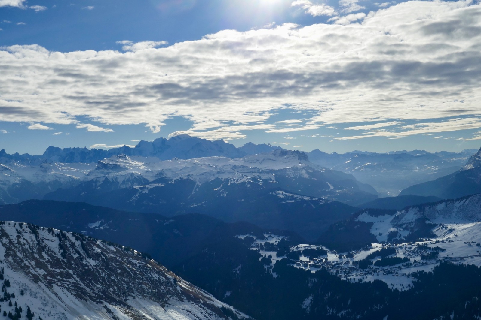 #8 vue vers le Mont Blanc, du sommet vue vers le Mont Blanc, du sommet