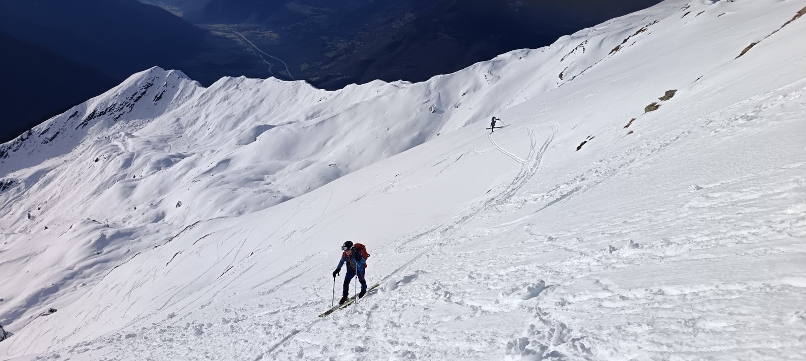 #4 La crête S qui descend du petit Arc La crête S qui descend du petit Arc