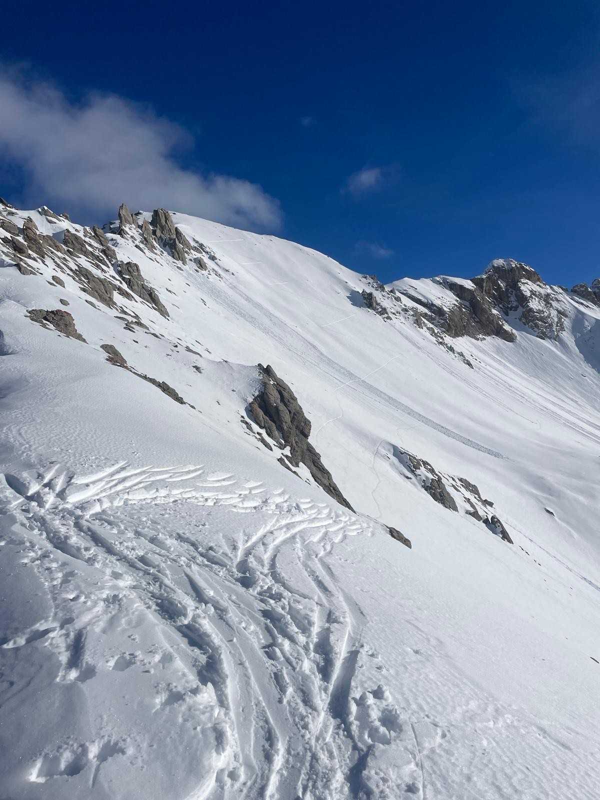 #8 Vers la crête des Chalanches. Vers la crête des Chalanches.