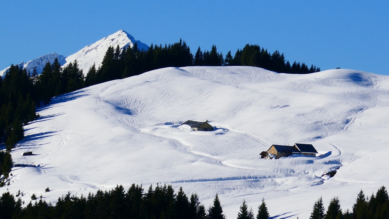 Pointe Grand Arc veille sur l'habert local...