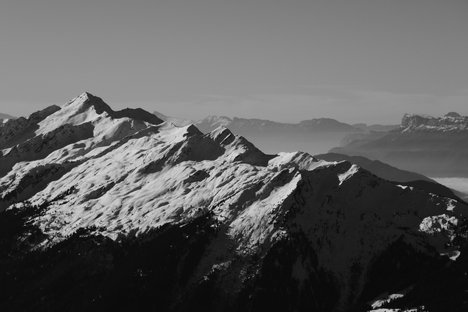 Enfilade de Lauzière, Grand Arc, Thuile, Corbeau...