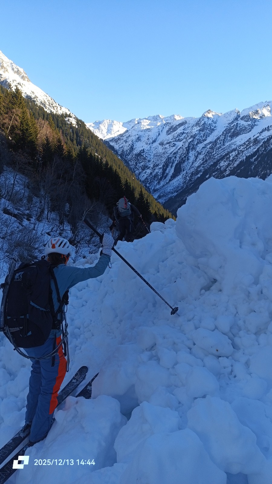 #26 Une des avalanches à traverser Une des avalanches à traverser