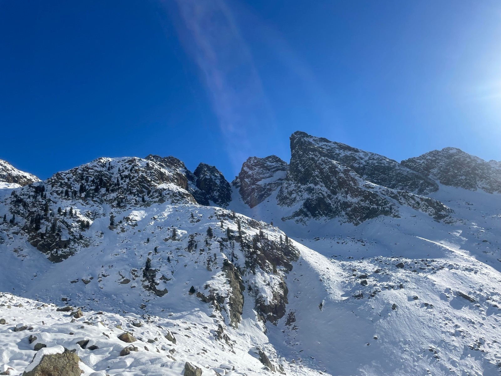 #8 Sous la cime sud de Valrossa côté Rio freddo Sous la cime sud de Valrossa côté Rio freddo