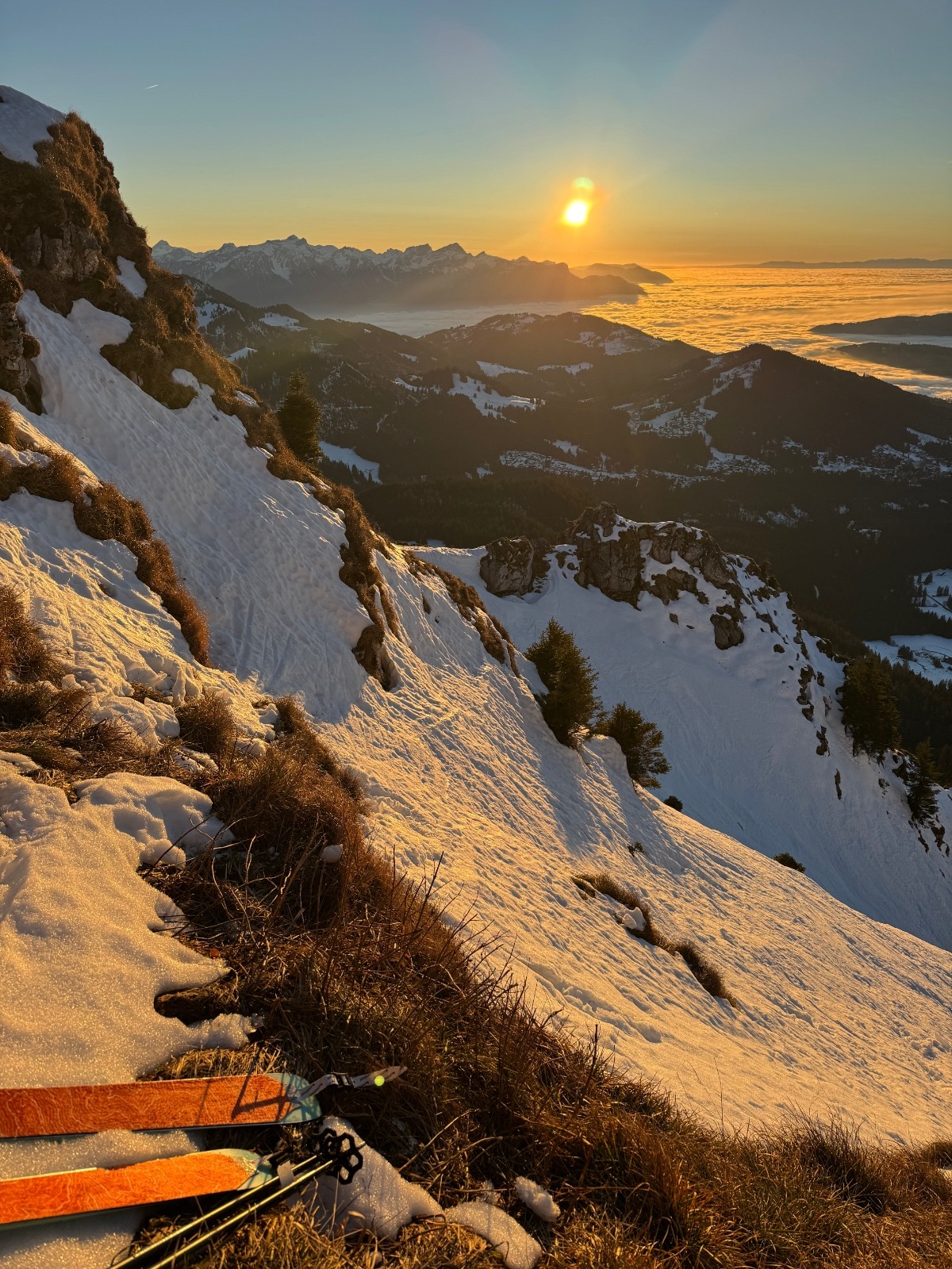 Teysachaux couloir W