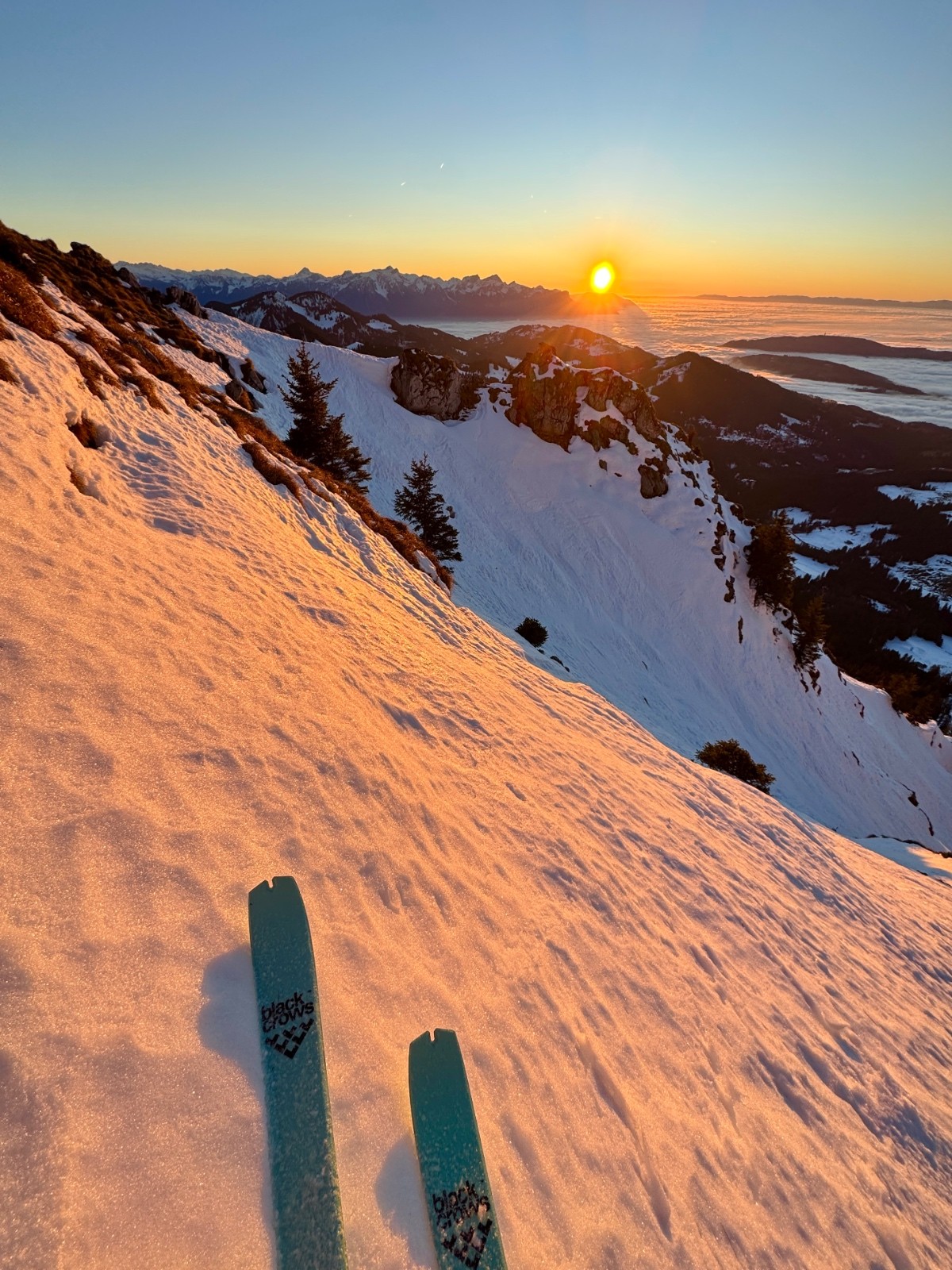 Teysachaux couloir W