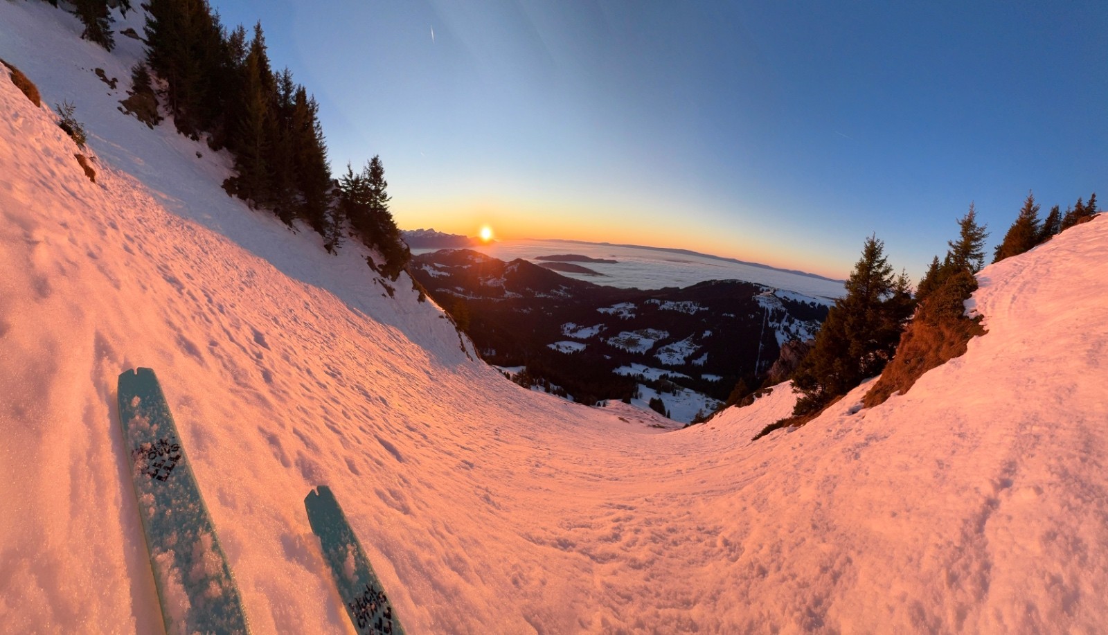 Teysachaux couloir W