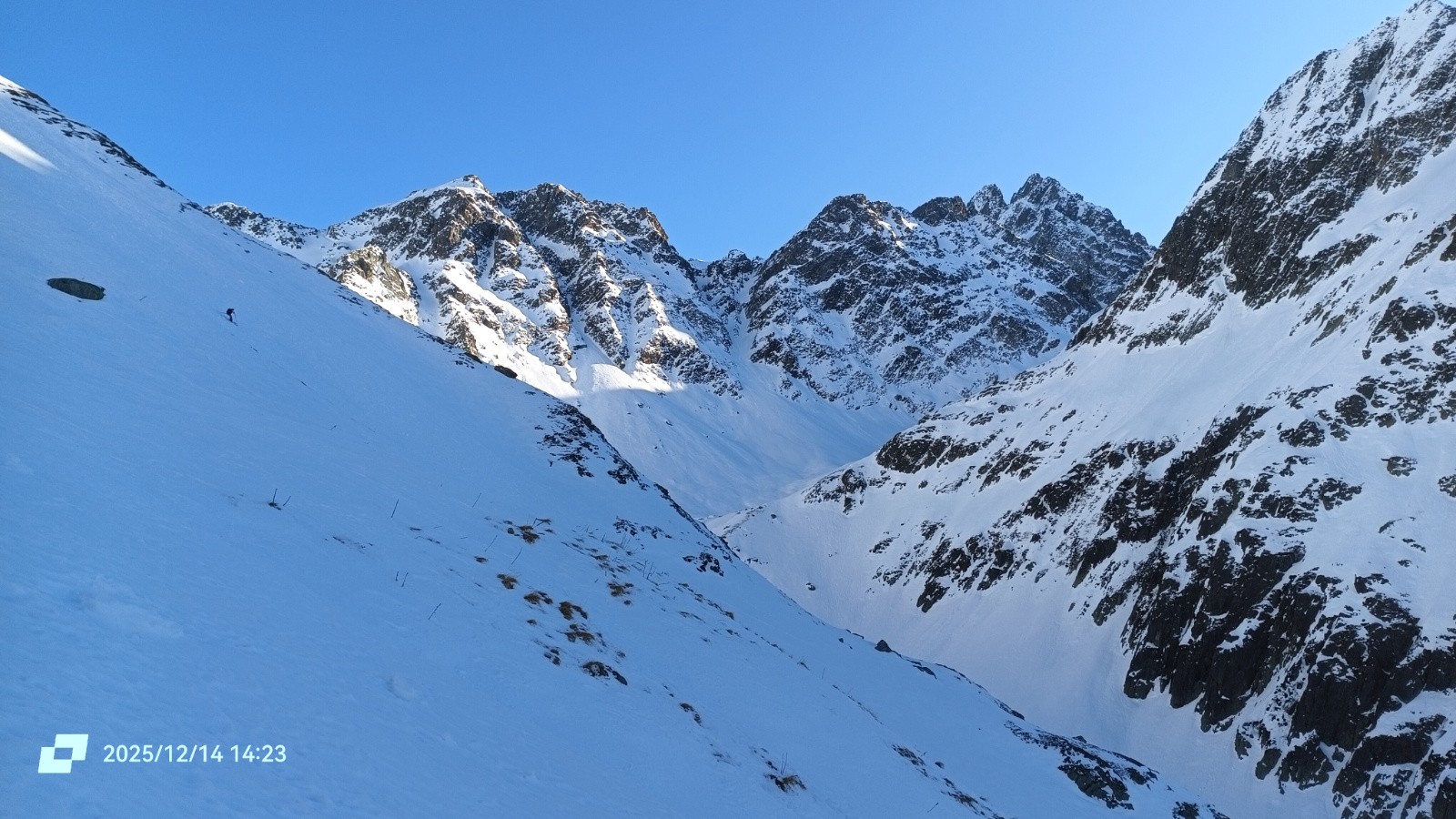 Ski carte postale même si c'est parcouru 