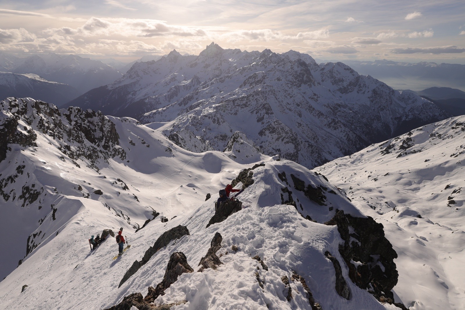 #4 Vue du sommet sur Belledonne Sud avec le Grand Pic Vue du sommet sur Belledonne Sud avec le Grand Pic